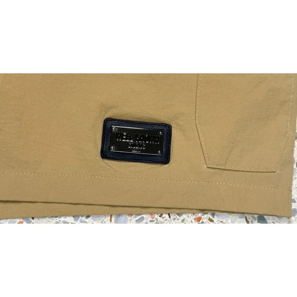 Well Known Studios Men's Drawstring Waist Multi Pockets Brown‎ Shorts Size XXL